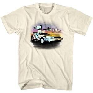 Back Future Chrome Car Retro Movie Graphic Unisex T-Shirt